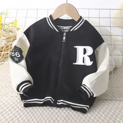 Children's jacket, baseball jacket, spring and autumn styles, new sports clothing for children, men's and women's tops