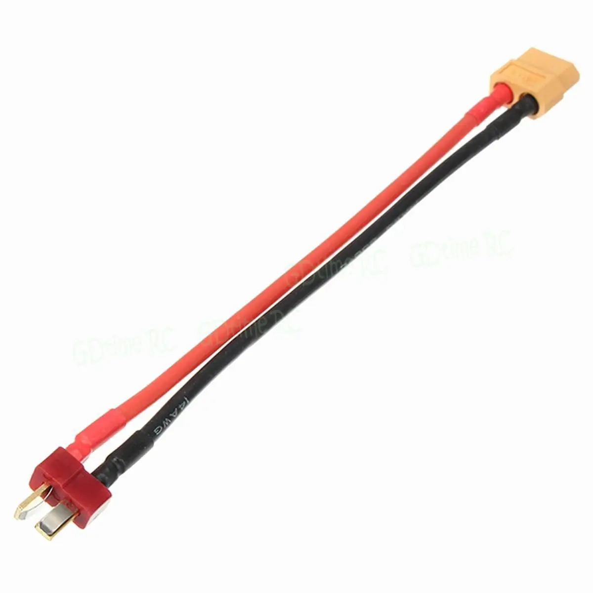 Pasoバッテリー用電源ケーブル,14awg xt60メスからdeans tプラグ,オスアダプター,rc,fpv,車,ボート用