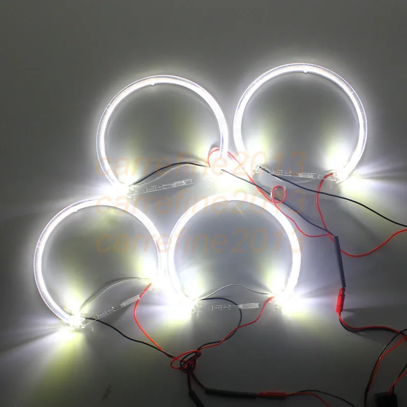 Rockeybright A+A LED angel eyes for BMW angel eye halo rings light E36 E38 E39 E46 projector white yellow crystal LED angel eyes
