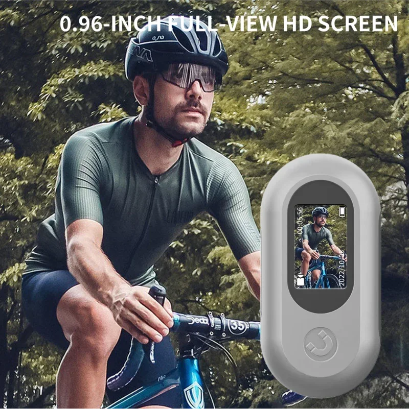 Mini Action Camera 1080P HD Head Mounted Magnetic Attraction Motion Anti Shaking Camcorders DV Sport Video Recorder Helmet Bike