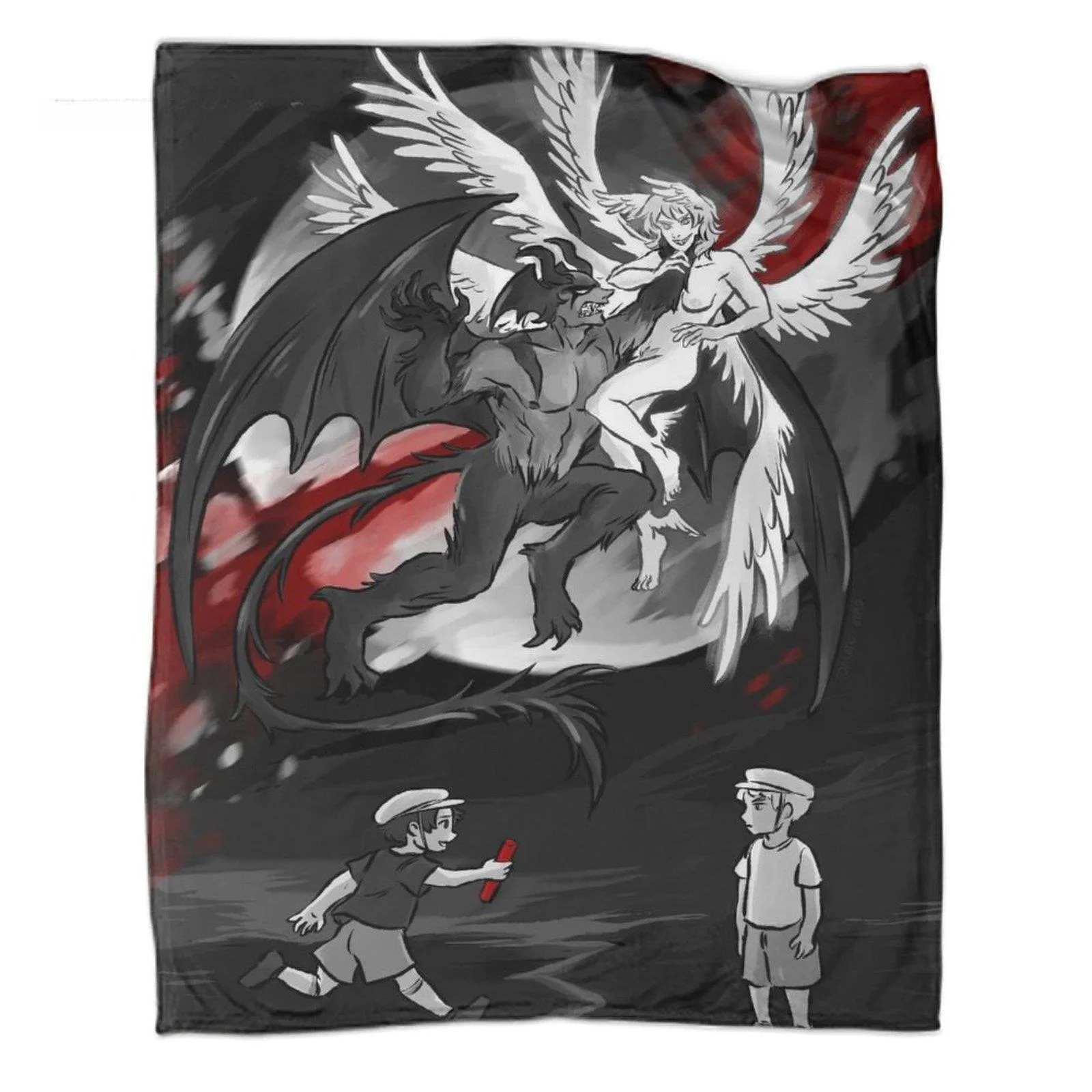 

3d Print Devilman Crybaby Flannel Blanket Personalized Photo Gift Home Leisure Sofa Blanket Outdoor Portable Blanket Warm Bed