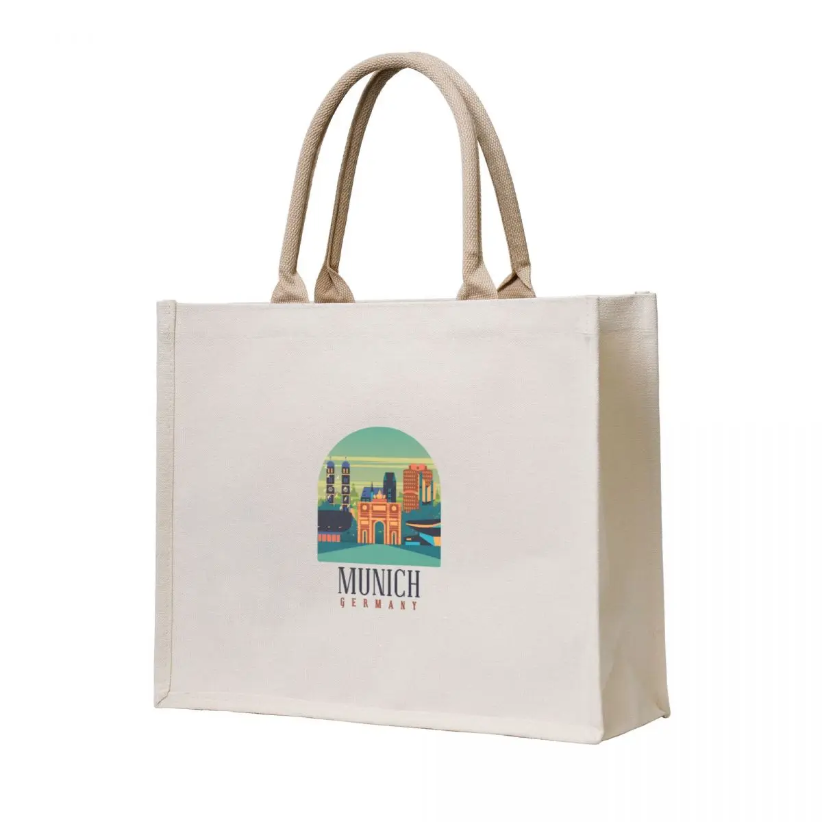

358 Munich Germany\t Tote Bag Women's beach bags canvas tote Fabric bag Women's shopper bag