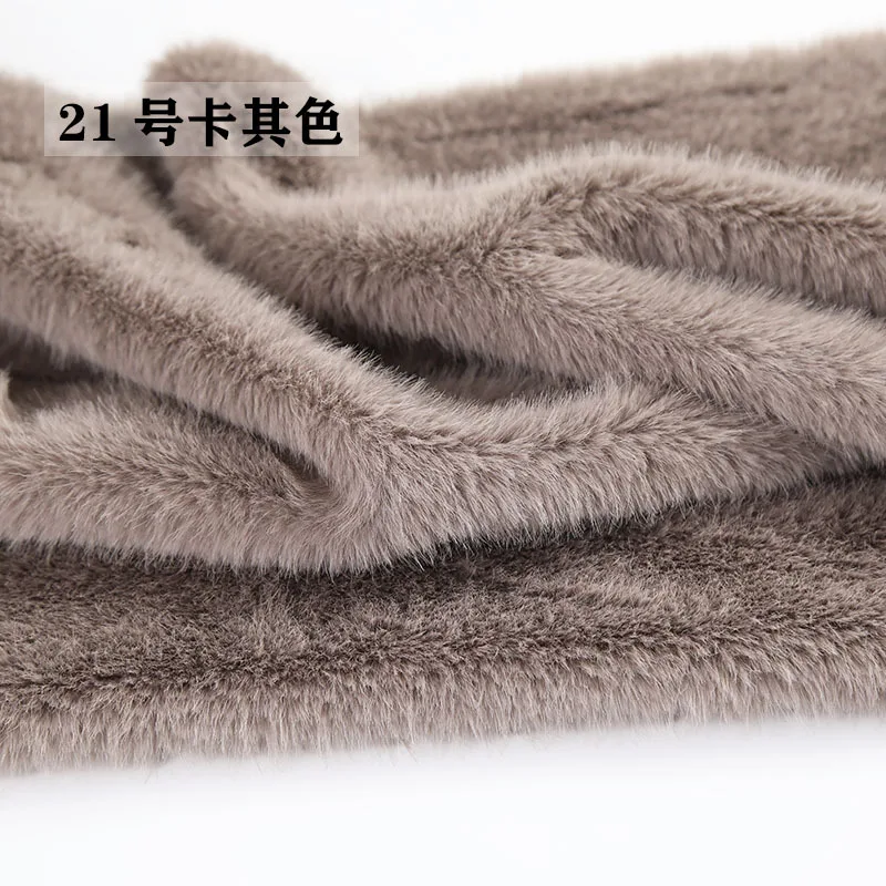 High Low Pile Faux Plush Fabric Imitation Fur Material for Garment Collar, Scarf, Counter Backdrop DIY Handcraft Sewing Supplies