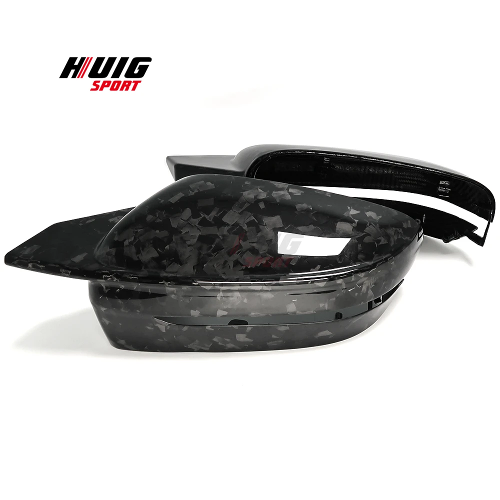 Forged Carbon Exterior Side Wing Rear View Mirror Cap Shell Cover Trim For BMW G20 G28 G22 G23 G26 G42 G80 2019+ Accessories