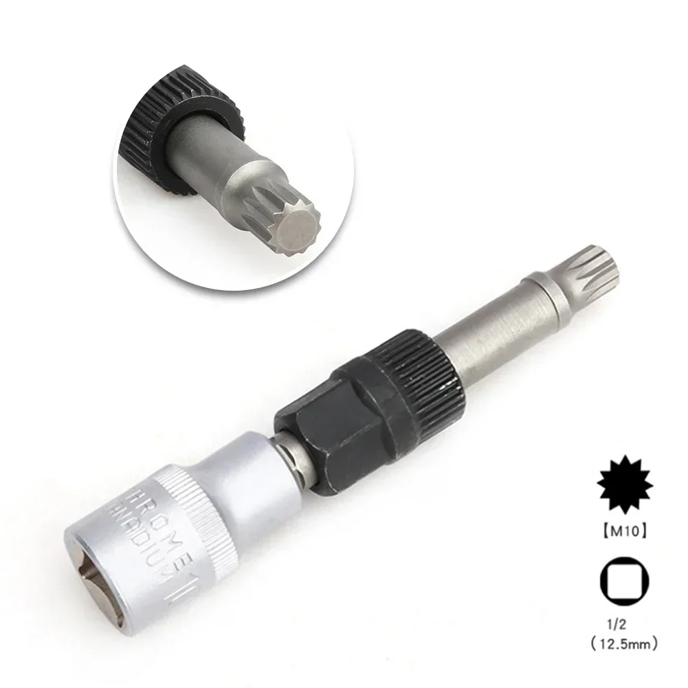 Alternator Pulley Socket Bit With 33T Tool Alternator Clutch Pulley Removal Tool M10/T50 Engines Automotive Hand Tools