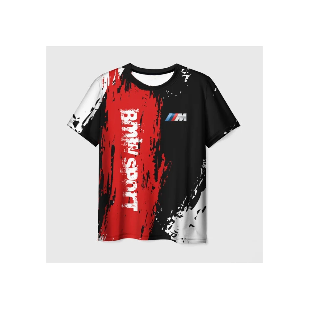 

2025 Summer BMW Motorcycle Racing Men's Quick-drying Short-sleeved T-shirt Comfortable and Breathable Casual Loose Brand Trend