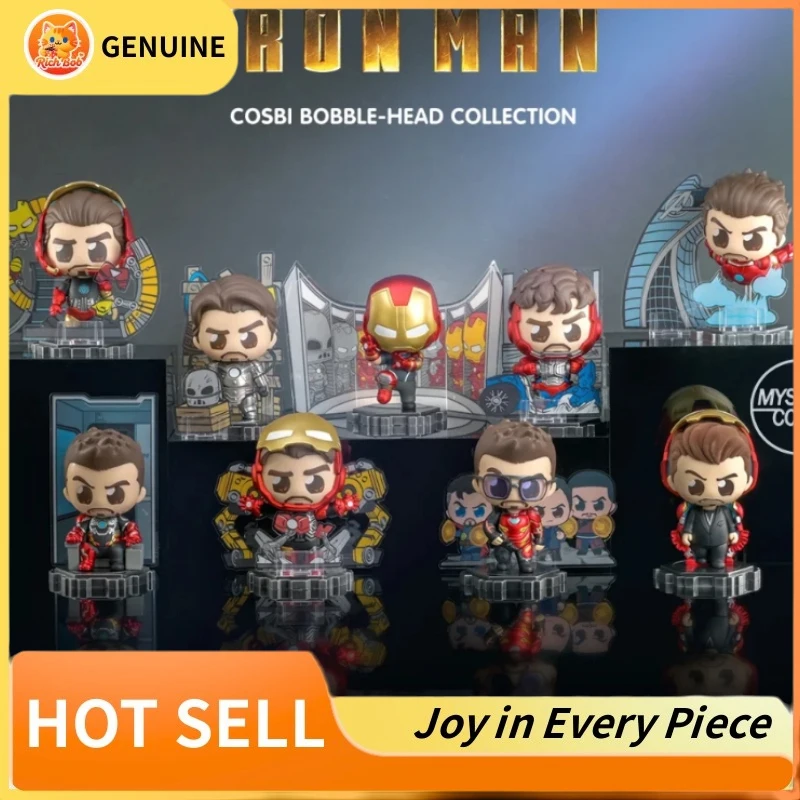 

Genuine Hot Toys Blind Box Tony Stark Armor Series Ornament Figurines Collectible Trendy Fashion Desktop Fashin Surprise Gifts