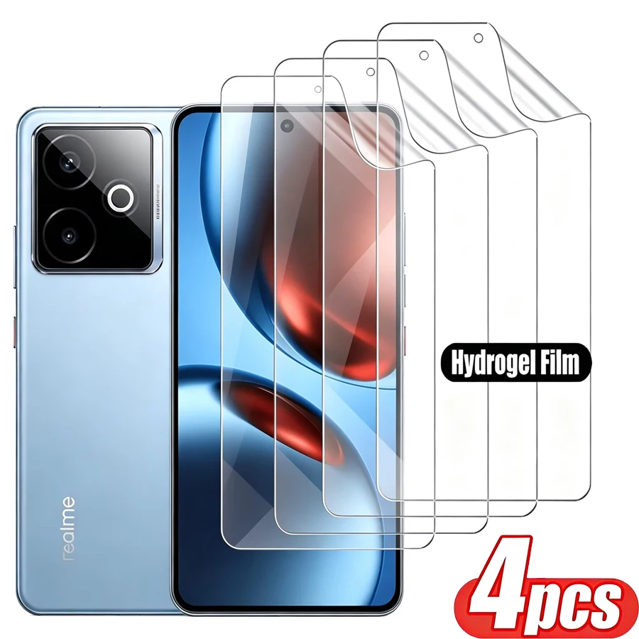 

4PCS Matte Hydrogel Film for Realme GT 7 7T Screen Protector for Realme GT 7 Pro Racing Soft Protective Film