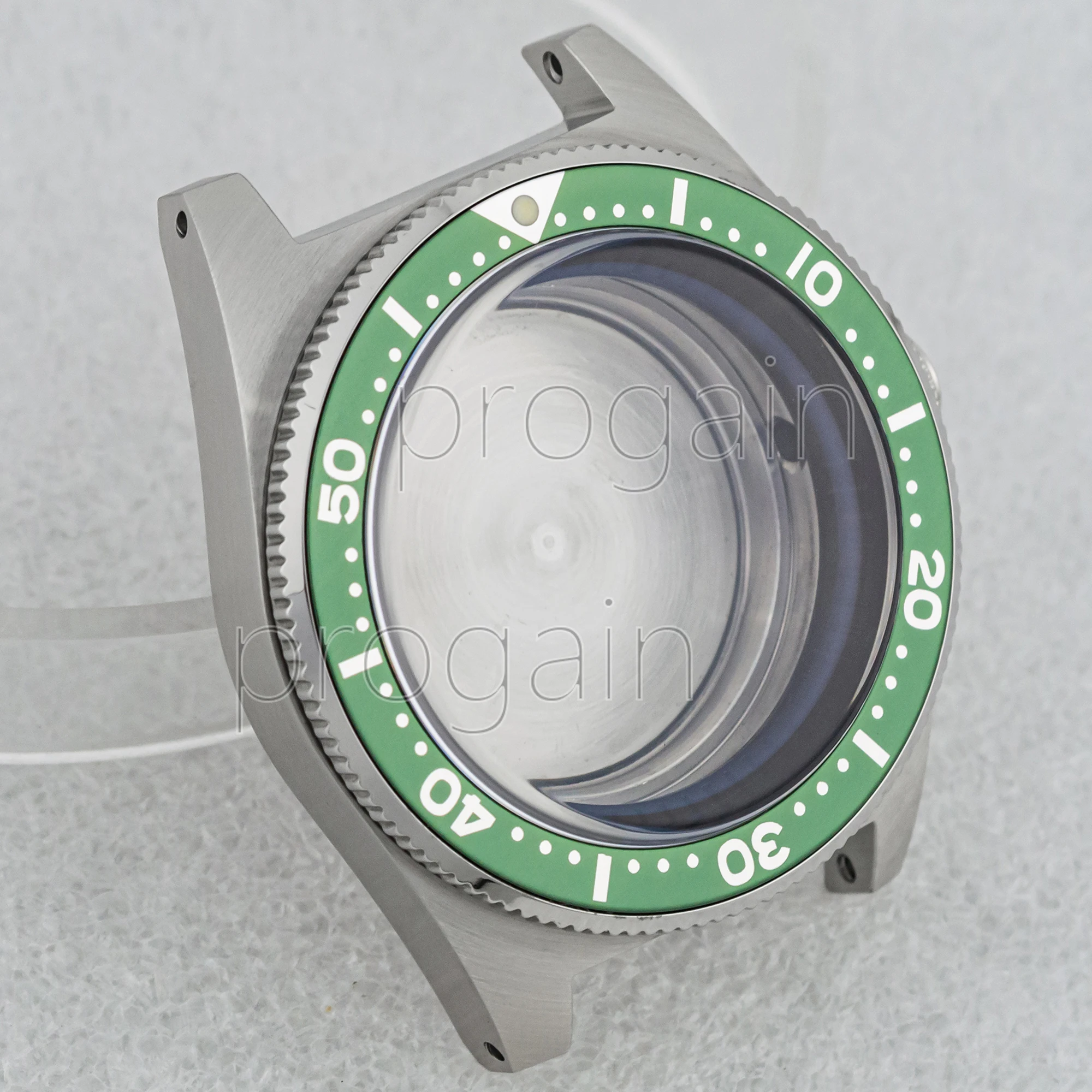 Stainless Steel Case 62MAS Diving 40mm Vintage Watch Case Bubble Sapphire Crystal Glass Case Fit NH34 NH35 NH36 Movement