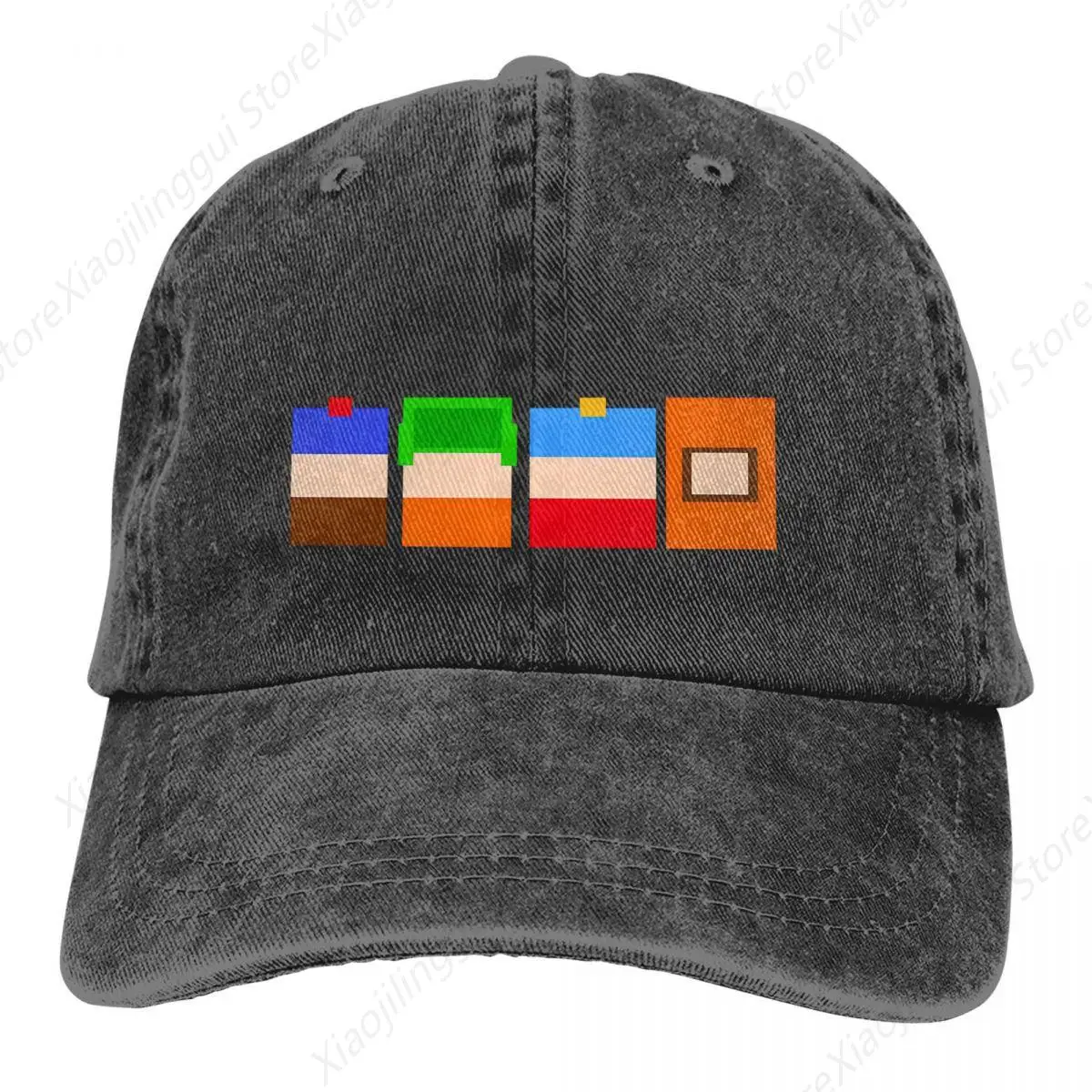 8Bit Baseball Caps Peaked Cap Southpark Game Sun Shade Hats for Men Women