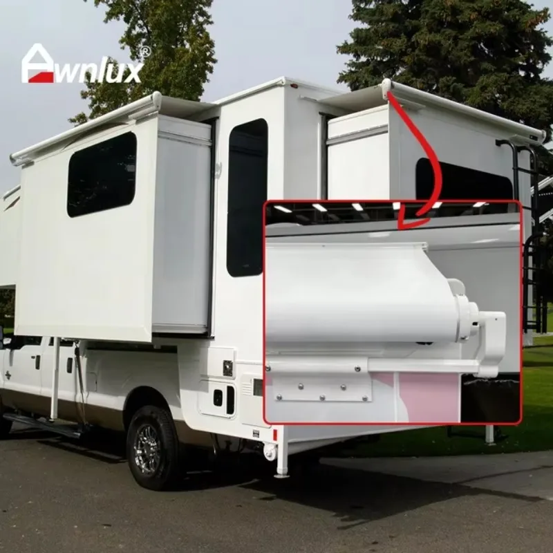 Stlf modular rv slide out toldo kit slide topper capa montagem proteção para rvs 5th rodas reboques de viagem motorhomes