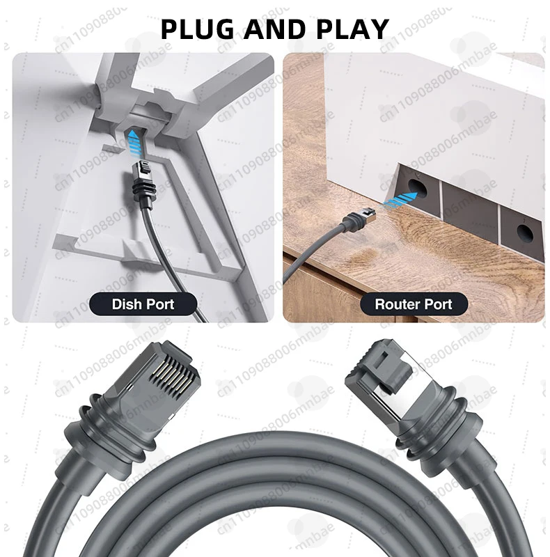Replacement Extension Cable for Starlink Waterproof Cable Kit V3 for Starlink Gen 3