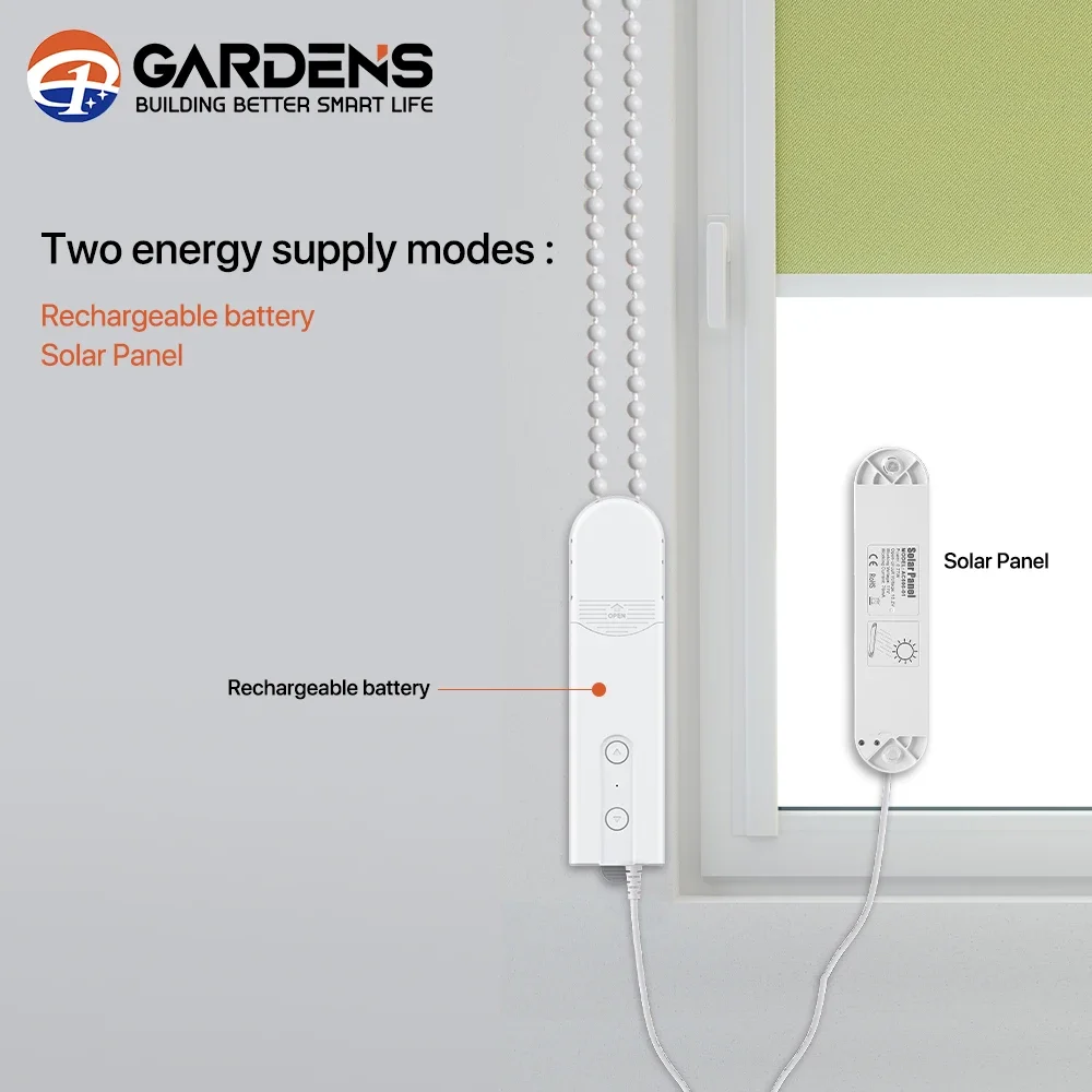 Garden Chain Motor Remote control Zigbee Curtain Roller Blinds Motos Easy To Install At Home Roller Blinds Engine