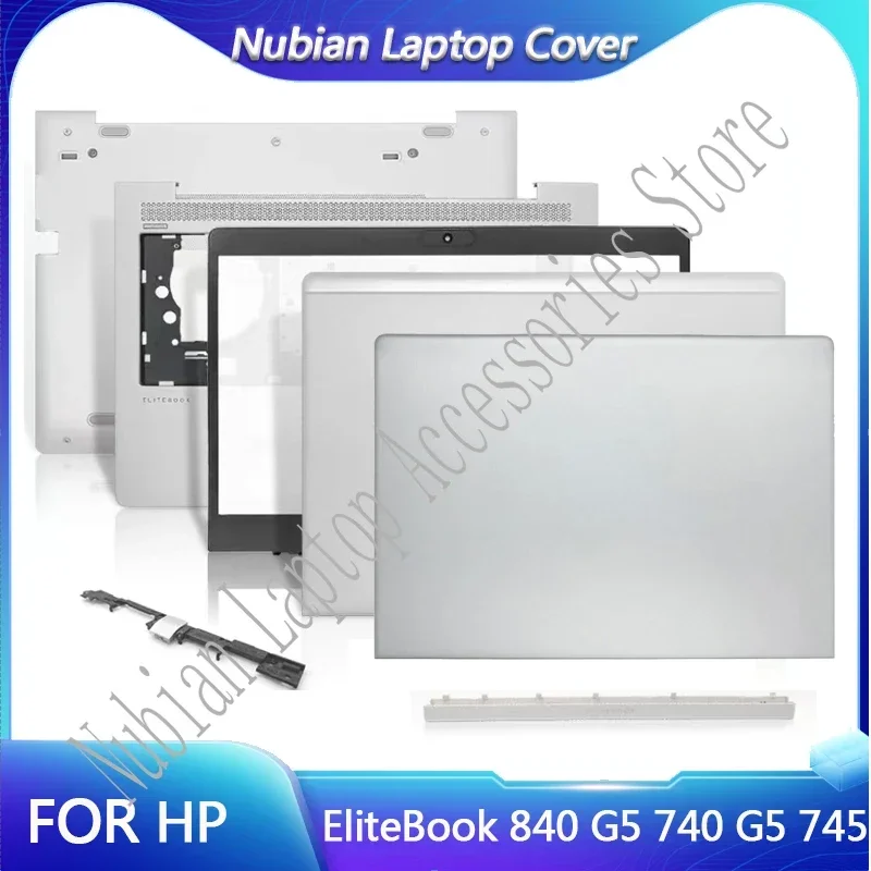 Para HP EliteBook 840 G5 740 G5 LCD contraportada/bisel frontal/reposamanos/cubierta inferior cubierta de la carcasa del ordenador portátil no táctil