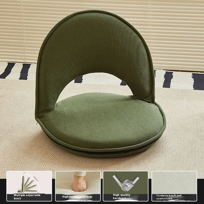 

Net red lazy bed sofa bay window tatami chair back bedroom living room Homestay Japanese folding simple recliner chair silla