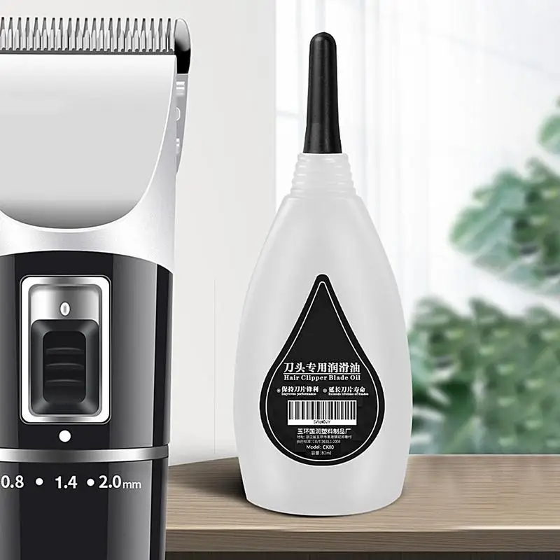 Hair Clipper Blade Oil 80ML Premium Lubricating White Oil For Electric Shaver Beard Trimmer Razor Anti-Rust Protection