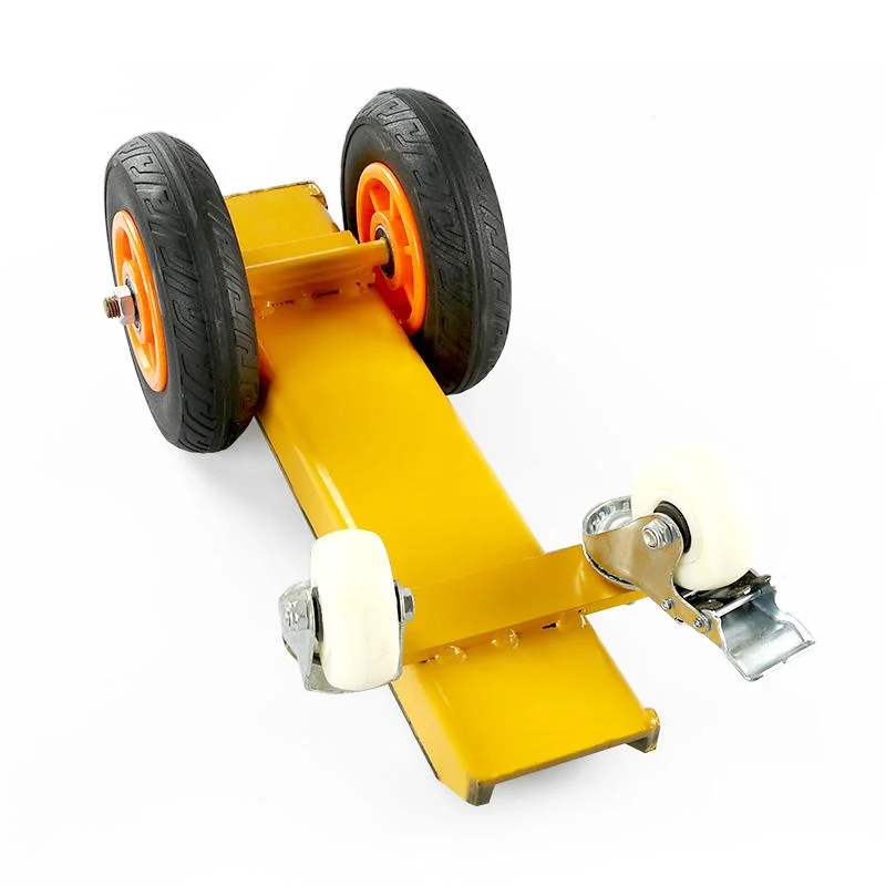 Industrial 4 Wheel Slab Cart For Marble Granite Glass Door Window Panel Transport Heavy Duty Channel Steel Manual Push Trolley