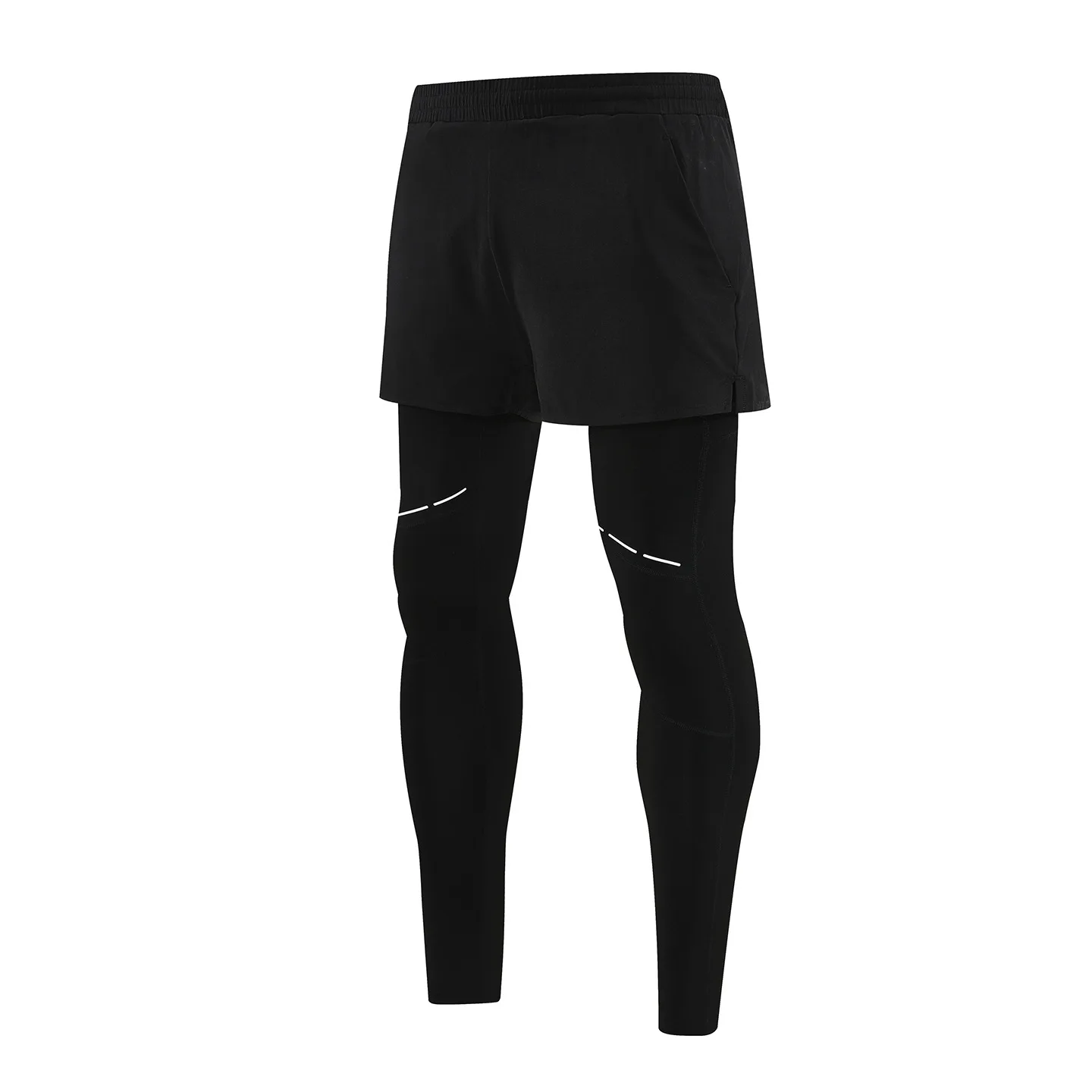 Hochleistungs-Laufhose für Herren mit Fleece-Futter für Wärme und Handyfach für Outdoor-Training und Crossfit – Detail 7