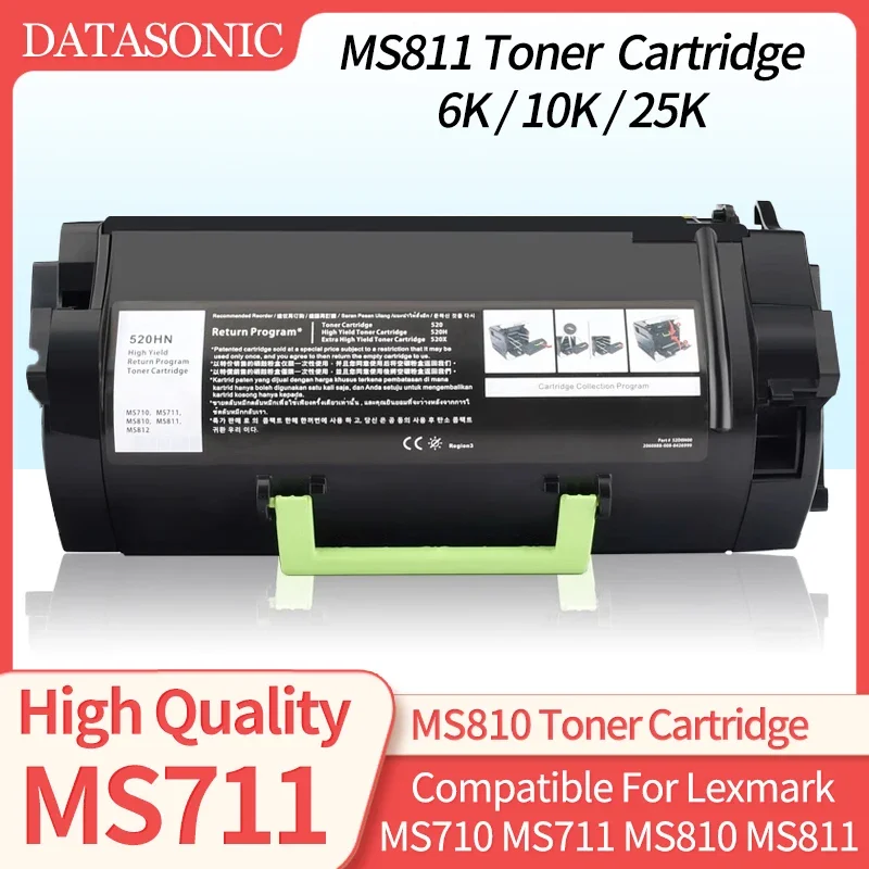 MS811 MS810 Compatible toner cartridge for Lexmark MS710 MS711 MS810 MS811 MS812 MX710 MX711 MX810 MX811 MX812 toner cartridge