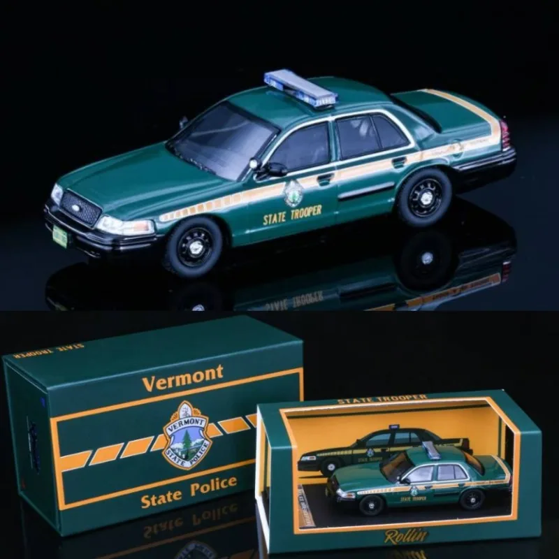 

Rollin 1:64 Toyota Victoria Crown CV die-casting simulation alloy car model, boy's festival gift, adult collectible ornament.