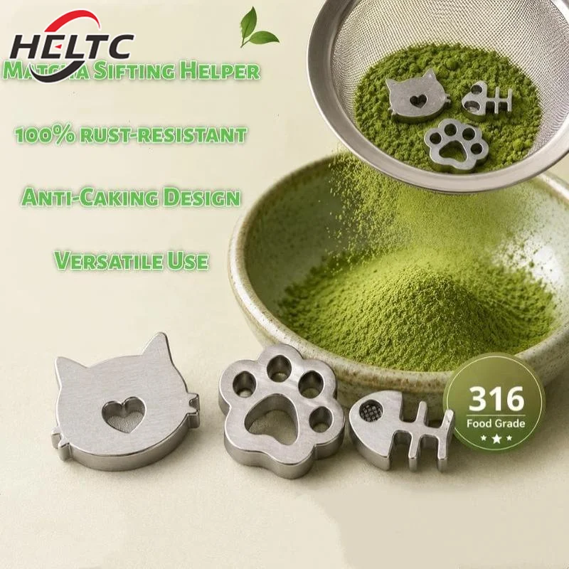 Stainless Steel Matcha Sifter Fine Mesh Anti-Caking Baking Tool Portable For Outdoor Picnic Home Cafe Matcha Preparation