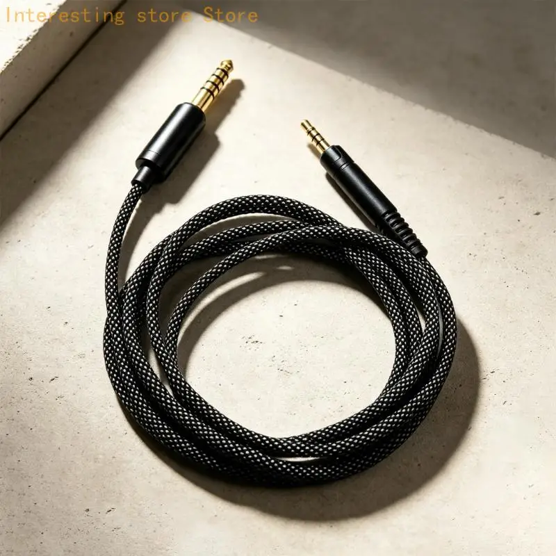Geflochtenes Kopfhörerkabel für HD598/HD599/HD558/HD518 für den Hörgebrauch zu Hause Schreibtisch 55KC – Detail 5