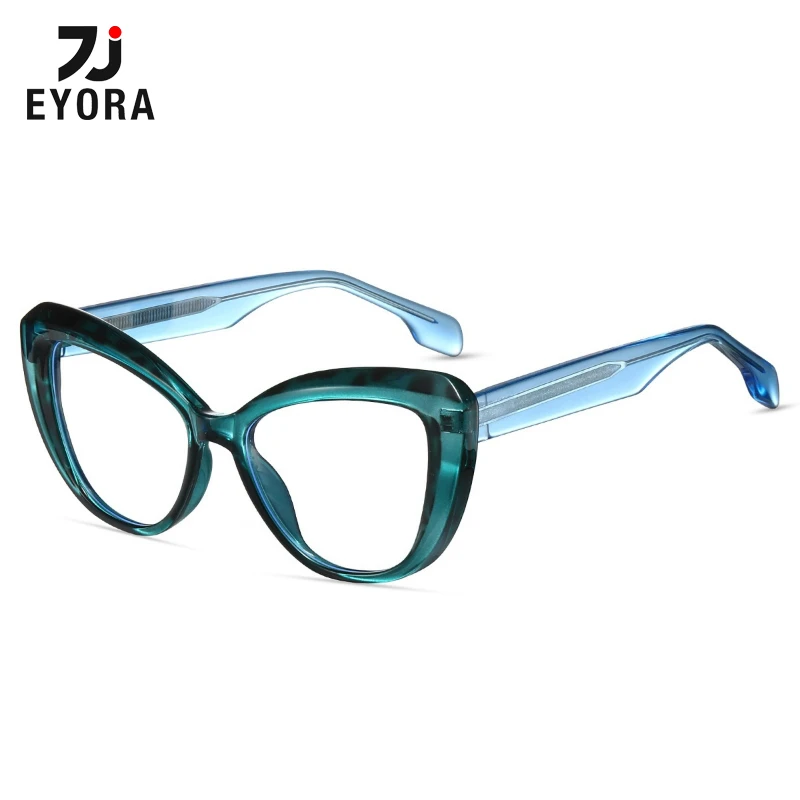 

EYORA Currents Butterfly-framed Women Reading Glasses Anti Blue Ray Myopia and Hyperopia Photochromic Prescription Eyewear Lens