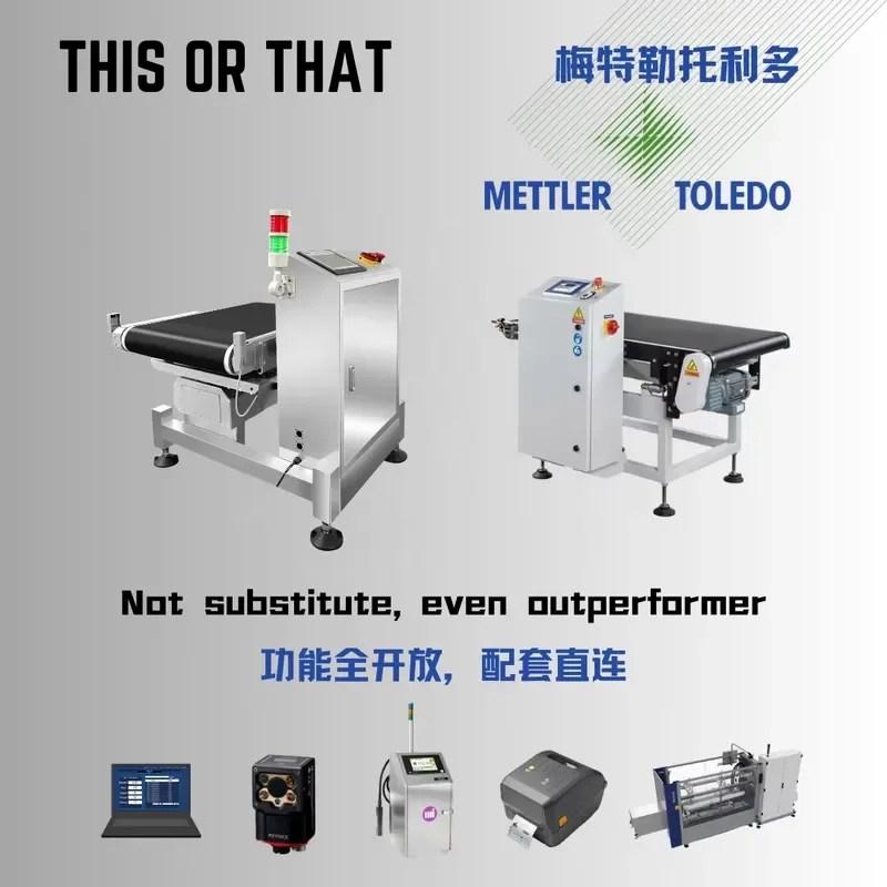 Factory in Motion Weighing Machine With Automatic Rejection for Over Under Weight Detection Which Used in Packaging Line