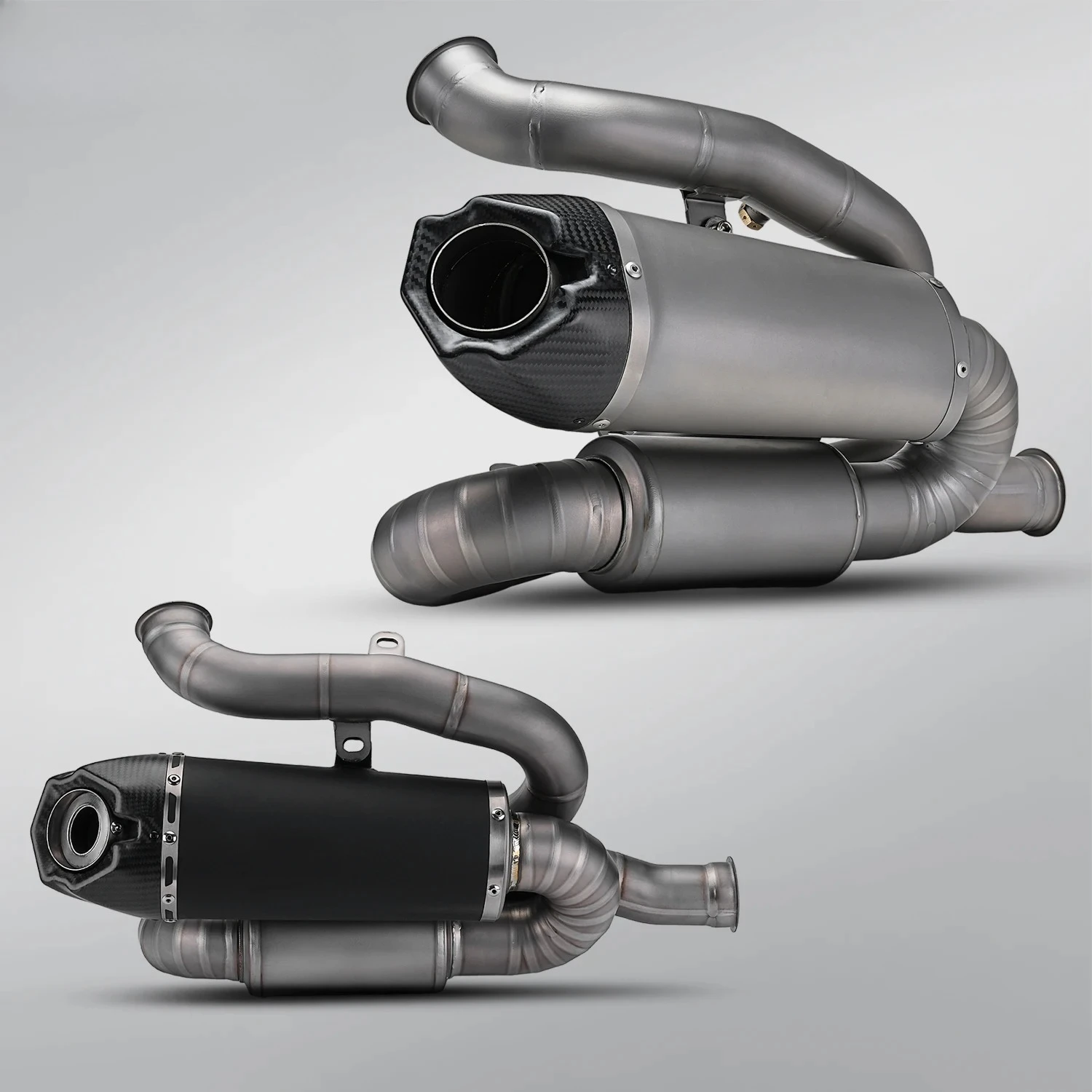 Ducati V4 V4S motorcycle exhaust system Arro full titanium alloy mid tail section modification for Ducati V4 V4S 2025