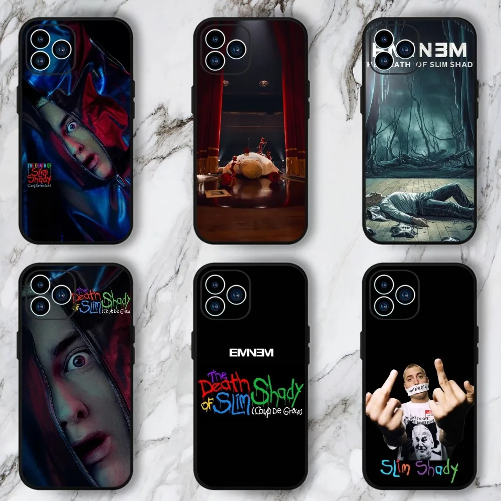 Rapper Eminem The Death of Slim Shady Phone Case For Samsung Galaxy S22 S23 Ultra S21 S20 FE Plus Note 20 Soft Cover