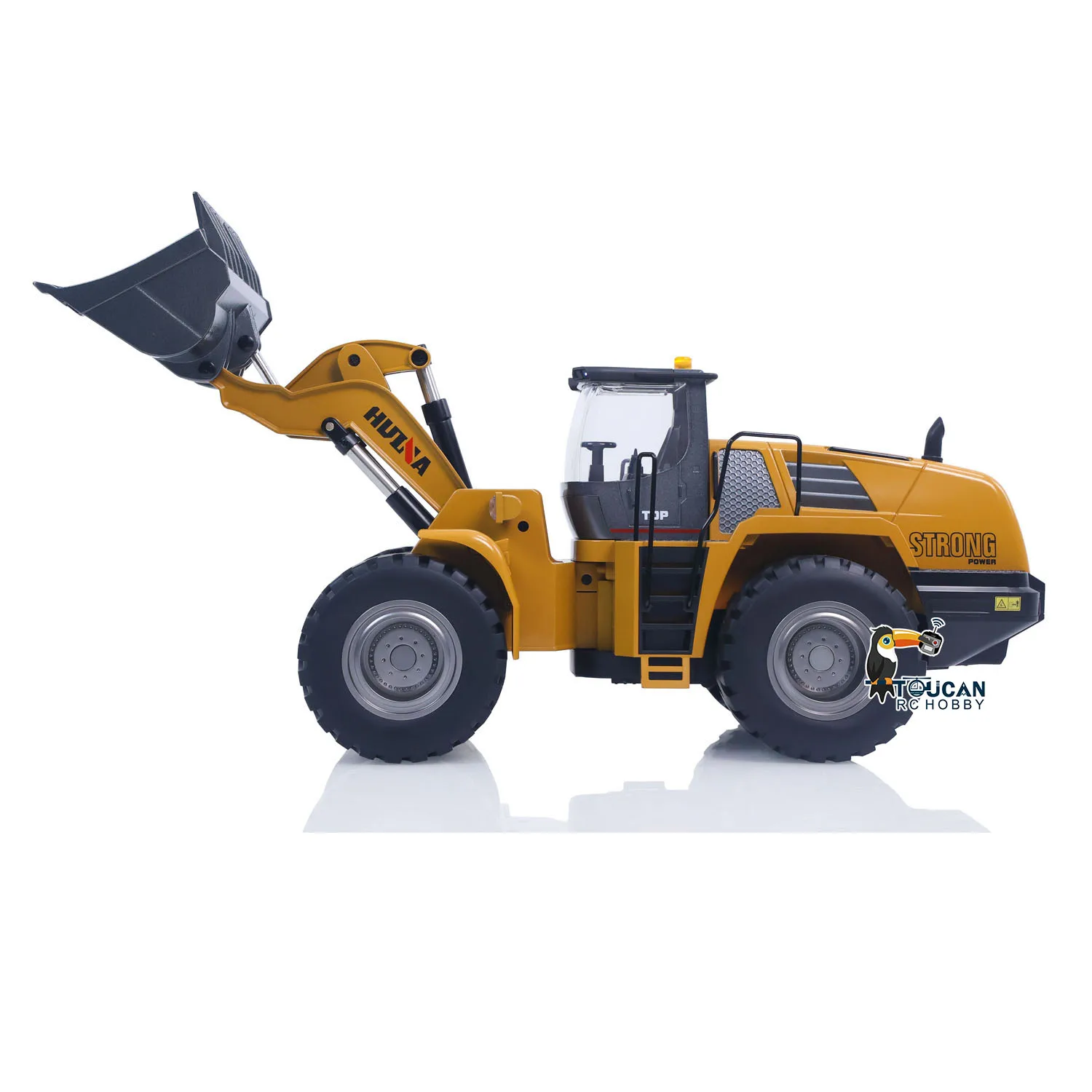 US Sale 2.4G Radio HUINA Loader 1583 1/14 Electric Lifting System Lights Sound RC Construction Vehicles Assembled Toys