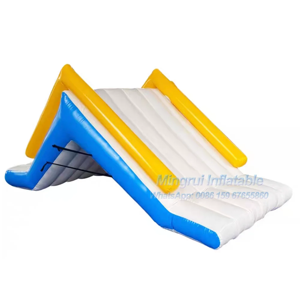 Inflatable Water Slide for Kids, Floating Slide, Lake Slides, Water Park