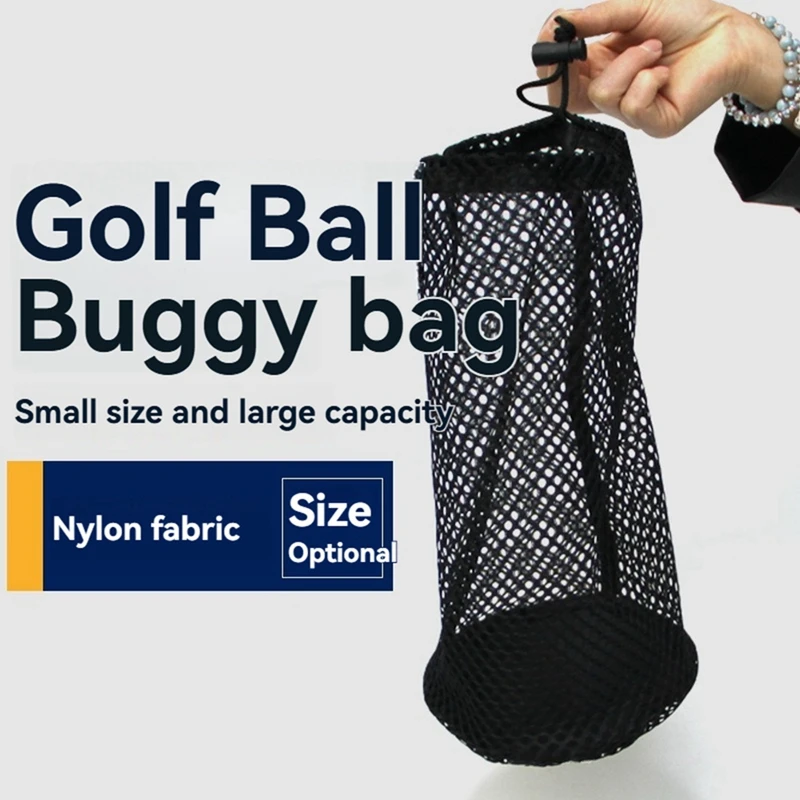 Golf Mesh Bag Nylon Mesh Bag For Golf Balls To Carry Around And Store Golf Balls