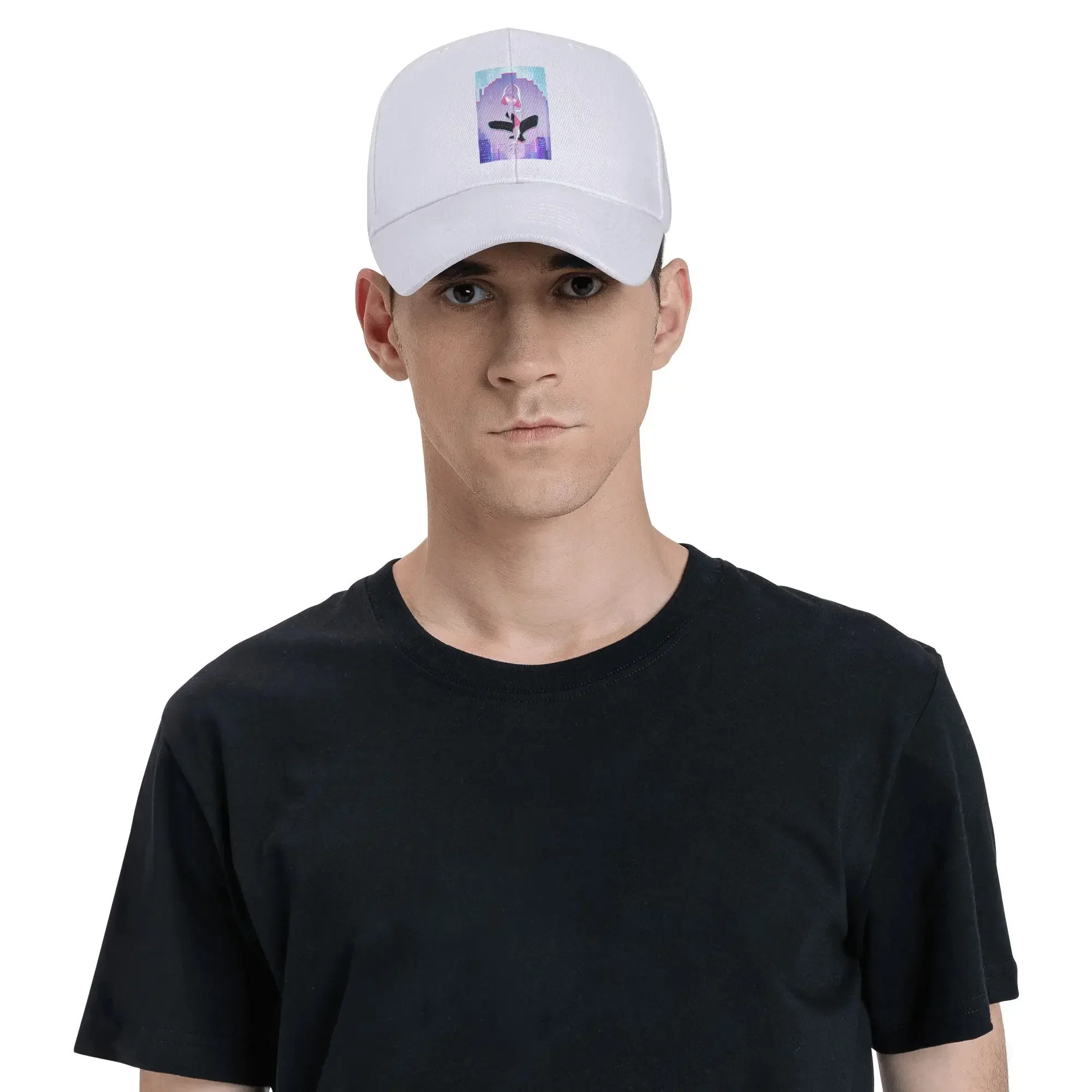 Spider-Gwen 1 Baseball Caps Snapback Fashion Baseball Hats Breathable Casual Casquette Outdoor For Men's And Women's