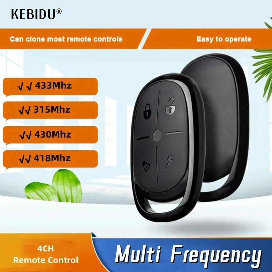 NEW Multi Frequency RF Copy Remote Control 433 315 430 418 MHz Opener Controller Duplicator Key for Gate Lamp Security Alarm