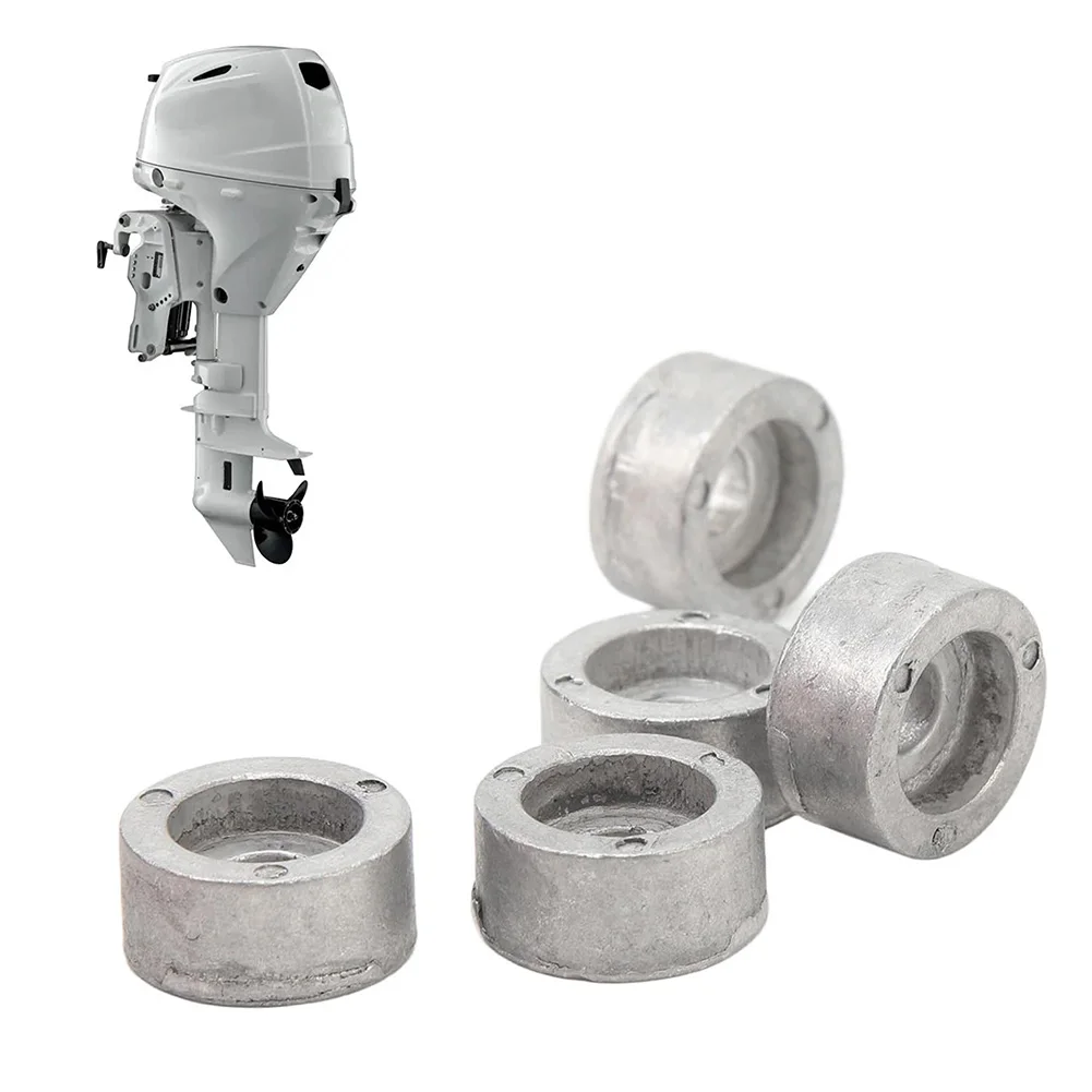 

Пять упаковок круглых цинковых антен для подвесного двигателя Suzuki 4T 5532187J01 5532187J00, запасные части для морской защиты