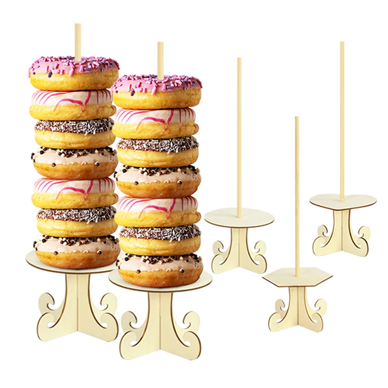 

Wooden Doughnut Stand Sweets Dessert Donut Wall Display Holder Wedding Candy Table Holder Baby Showers Birthday Party Decoraiton