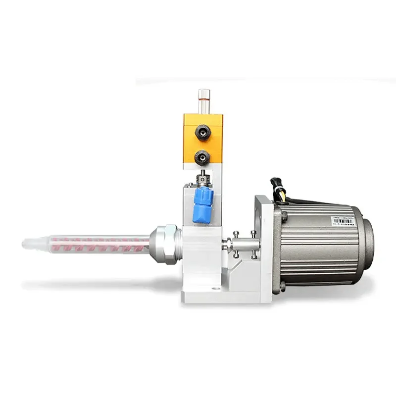 electric double liquid dispensing valve, ab glue filling valve isolated return valve speed adjustable rubber fine adjustment
