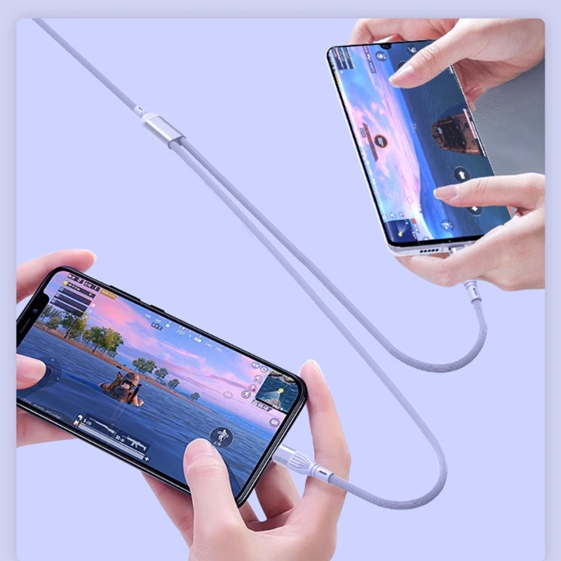 USB充電器と電話用の2 in 1充電ケーブル,5a,Cタイプ,マイクロUSB,急速充電コード,ユニバーサル充電ケーブル