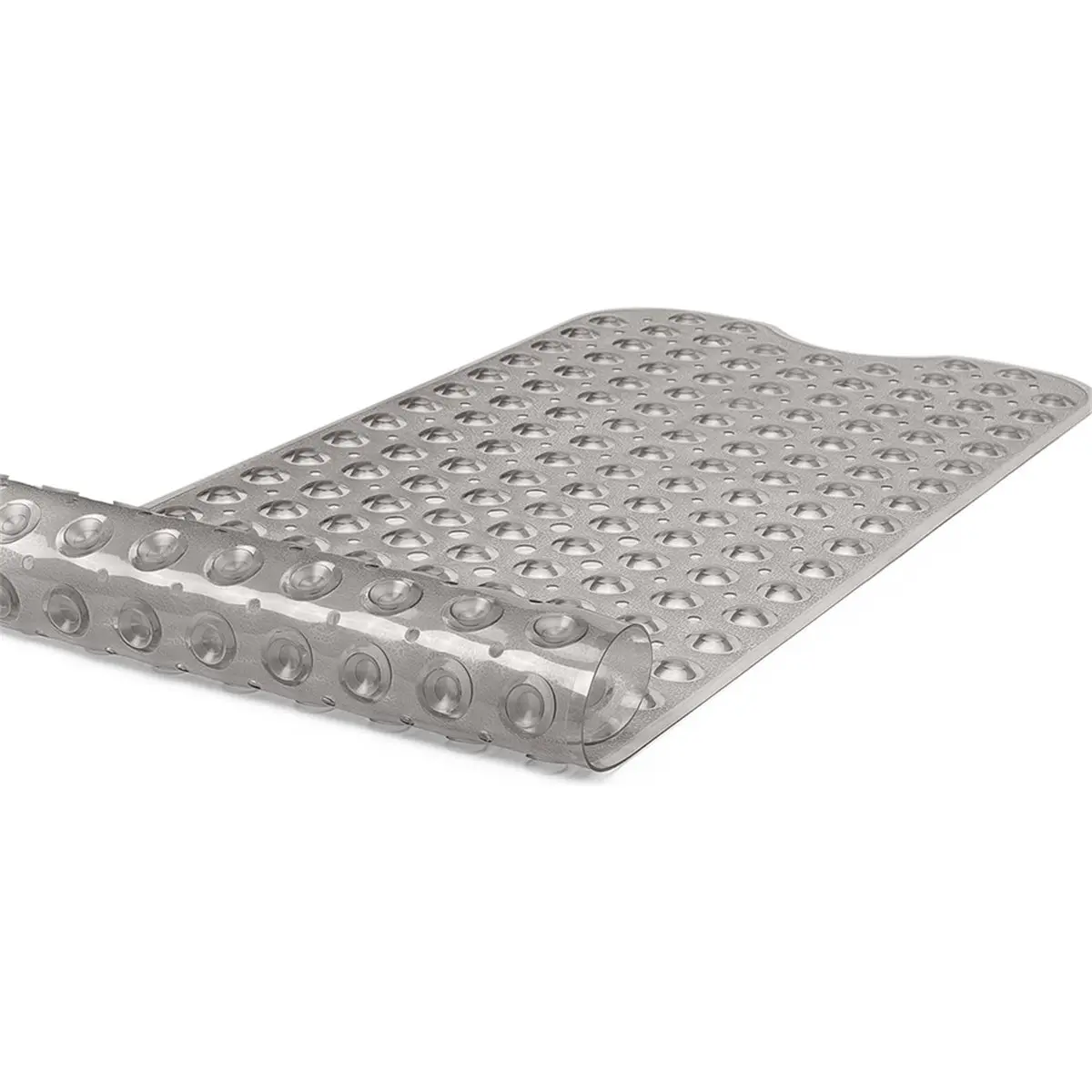 Light Weight Bathroom Non-Slip Massage Mat/Bathtub Mat with Drainage Holes, Bubble Protrusions, Suction Cups, and Foot Pads