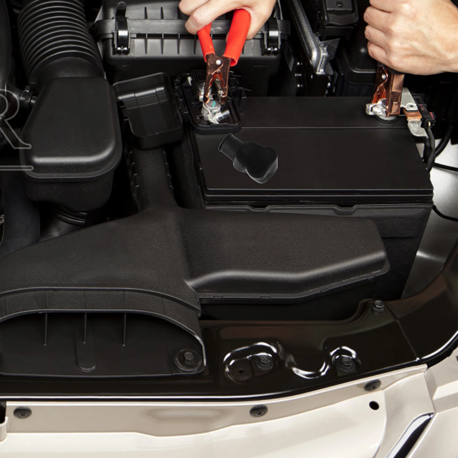 

1 Pair Pvc Terminal Protective Caps Insulating Covers For Car Marine Terminal Protection Durable Water Resistant