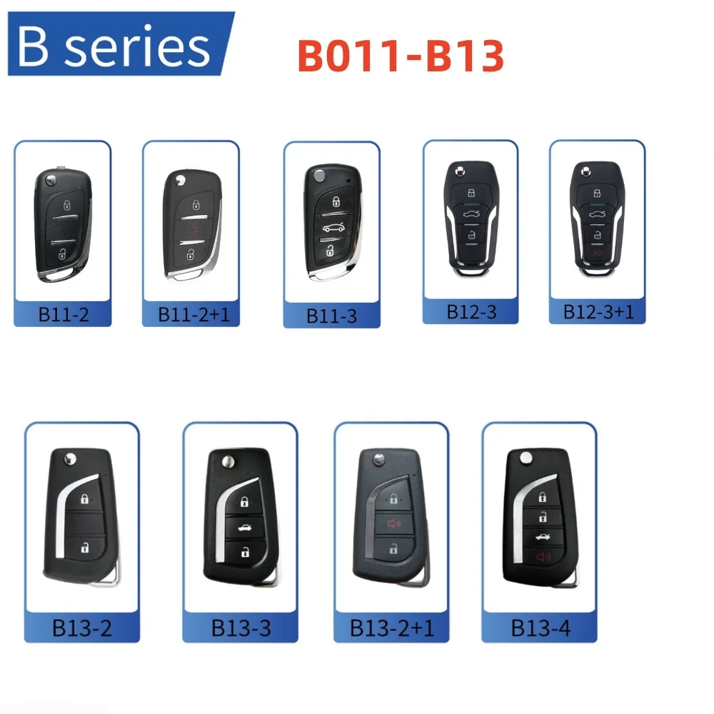 

5pcs KEYDIY KD Universal Car Flip Remote Wired Key B11 2 B11 2+1 B11-3 B12-3 B12-3 B12-3+1