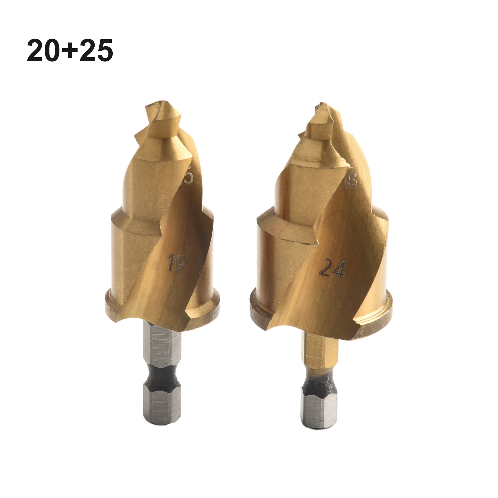 

Pipe Installation Hex Shank Step Drill Bit 6.35mm Hex Shank Drill Effortless Working Electric Drill Compatible