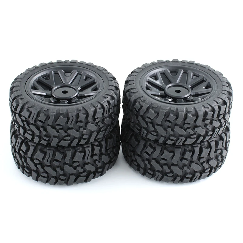 RC Car Front And Rear Tire Set For Wltoys 144001, 144002,124008,124018,124019 RC Car Upgrade Parts Accessories