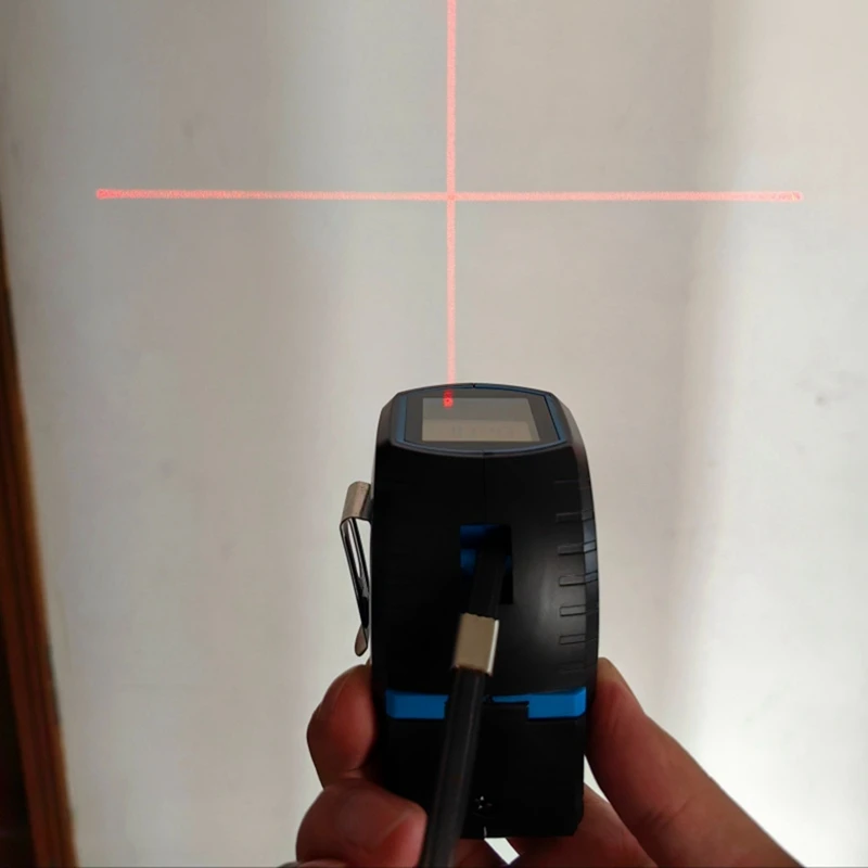 Lasermeetlint, 3-in-1 uiterst nauwkeurige oplaadbare infrarood laserafstandsmeter