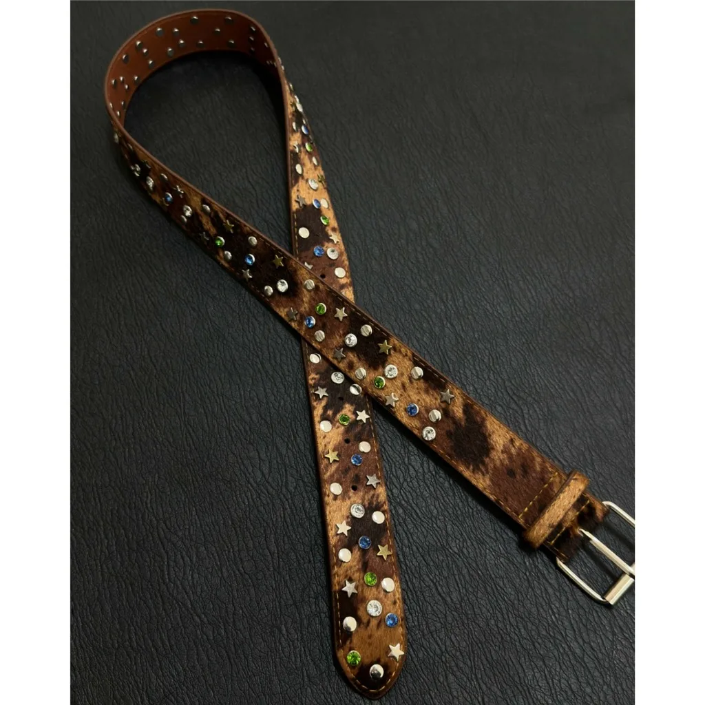 Horse Hair Belt Vintage Vintage Street Belt Unisex Waist Belt Eye-Catching For Dates Street Styling Party Gatherings