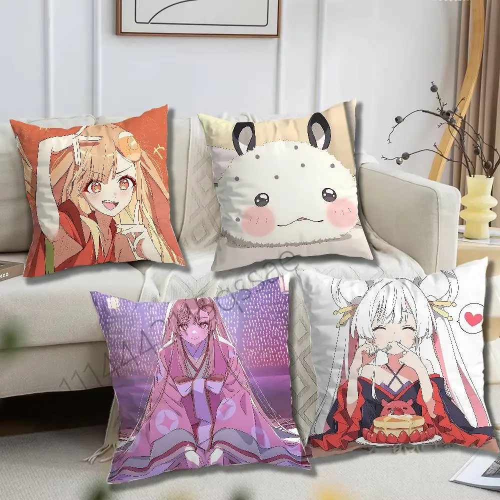 C-Cosmic Princess K-Kaguya Pillow Case Square Bedroom Sofa Leisure Comfort Cushion Car Home Decoration