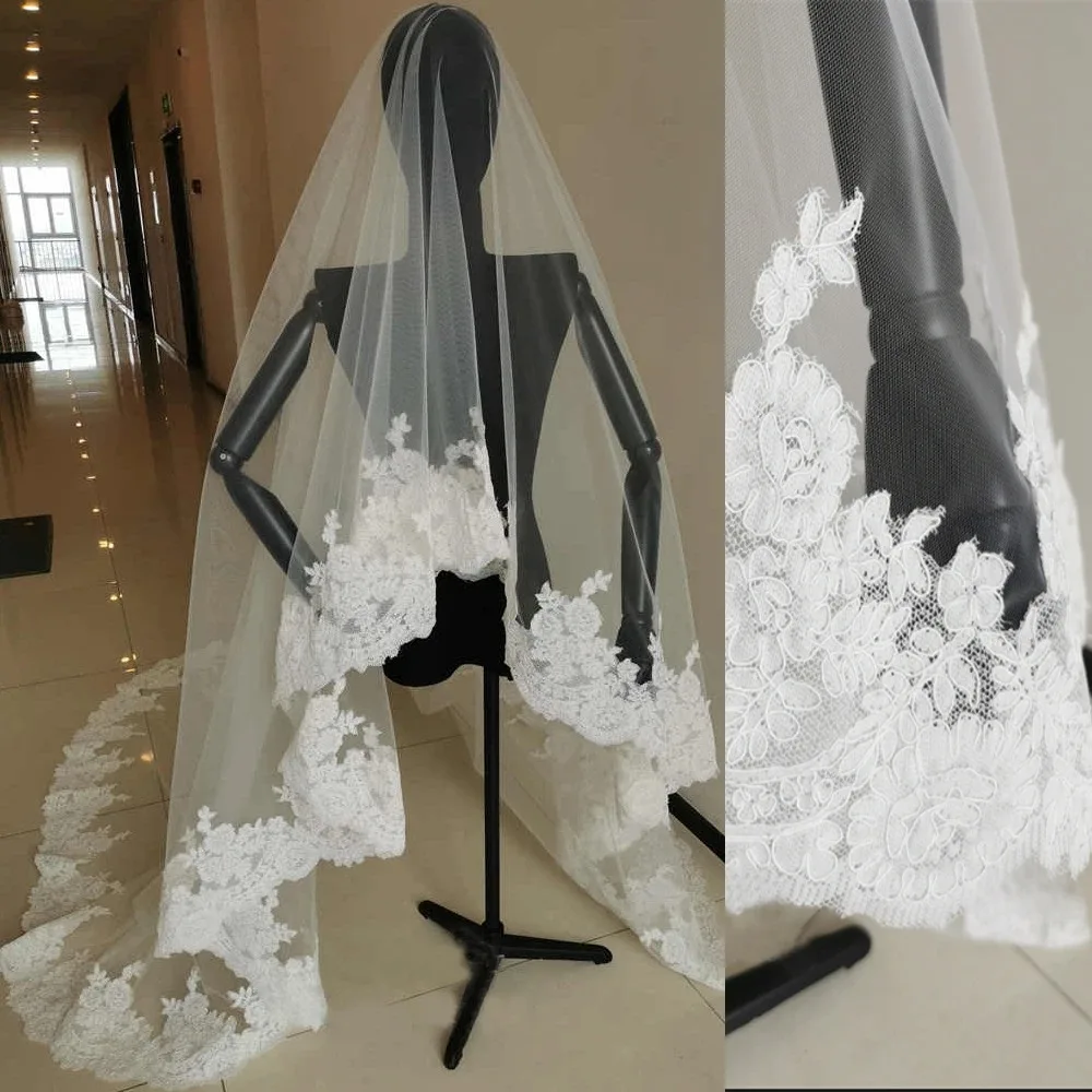 Long Wedding Veil L…