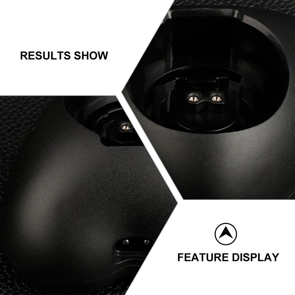 

1Pcs Electric Hair Clipper Charging Base Black Compact Portable Durable ABS Material Anti-Skid Stand for Hair Cutter