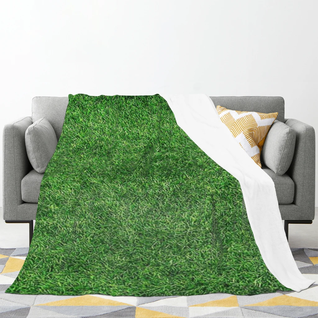 COOL !!!! GRASS BLANKET !!!!  Blanket Soft Throw Blanket for Home Bedroom Bed Sofa Picnic Travel Office Rest Cover Blanket Kids